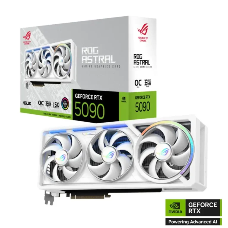 صورة الواجهة الأمامية لبطاقة NVIDIA ضمن مراجعة RTX 5090 الشاملة