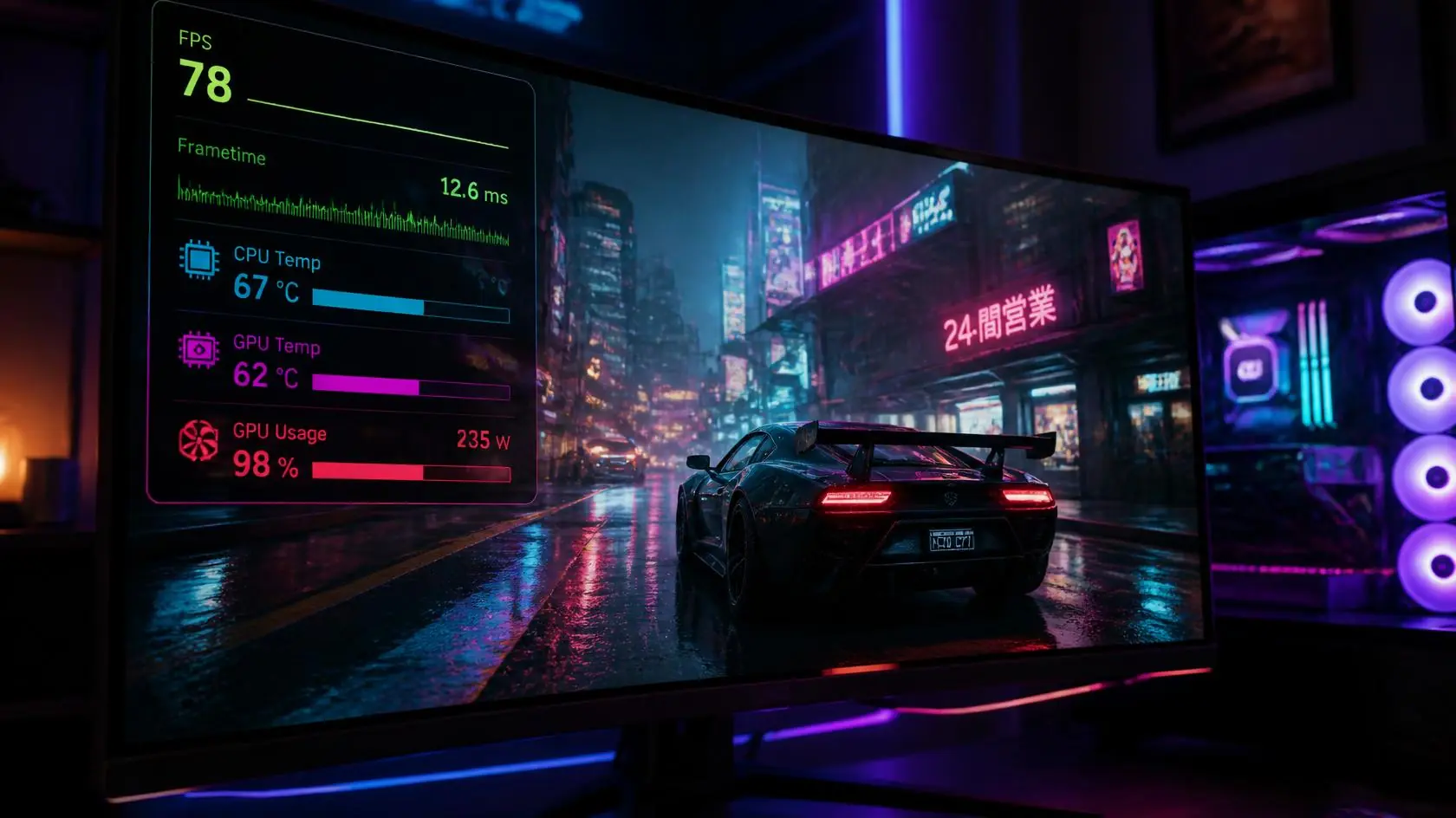 أفضل برامج مراقبة FPS وحرارة المعالج وكرت الشاشة أثناء اللعب